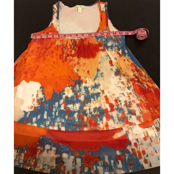 ANTHROPOLOGIE WESTON WEAR VISUAL LANGUAGE MULTI-COLOR TANK TOP - EXTRA SMALL - Picture 5 of 8